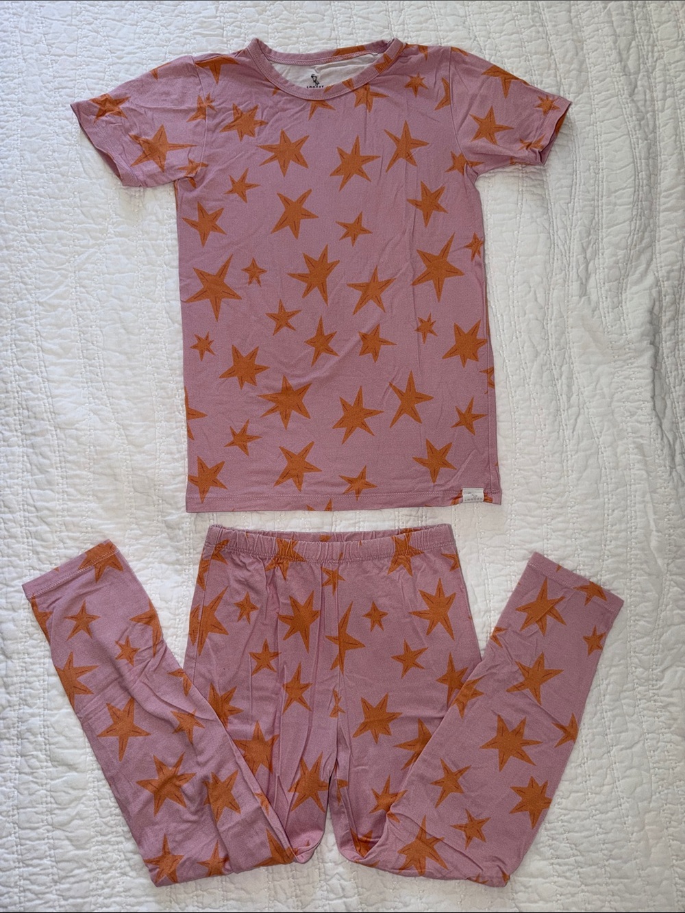 Loocsy girls’ short sleeve/pants pajama set